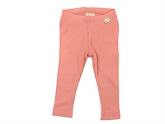 Petit Piao leggings modal dark peach 
